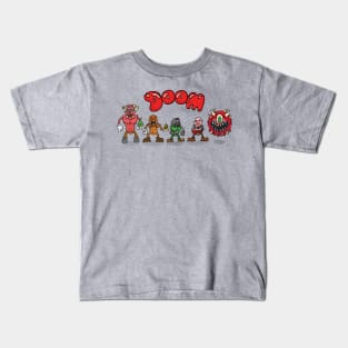 Cartoon Doom: The Family Kids T-Shirt